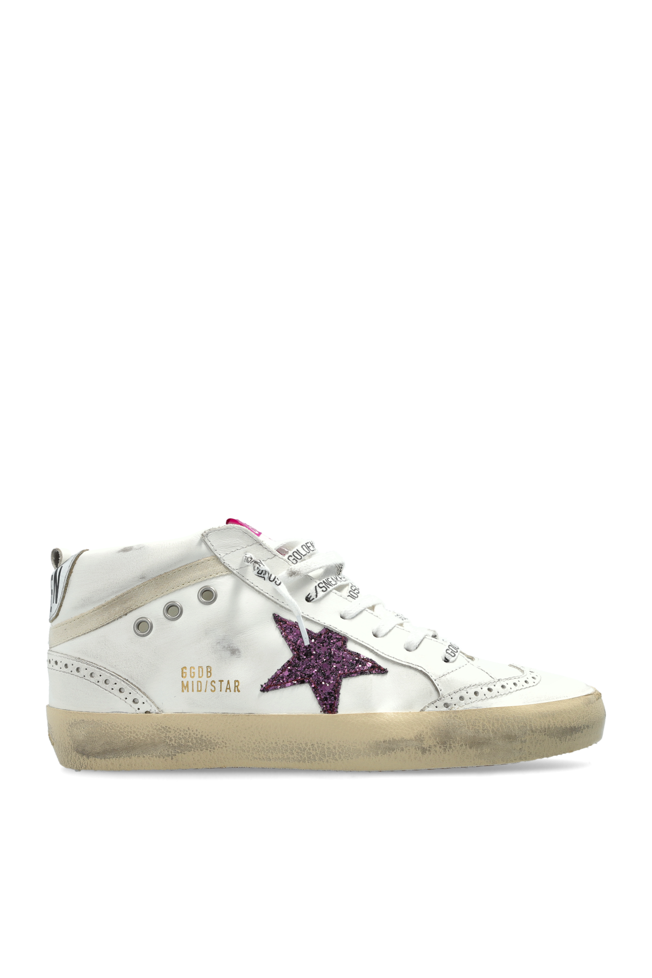 【送料&関税込】Golden  Mid Star Lace-up Sneakers Golden Goose Mid Star lace-up Sneakers | White | FARFETCH